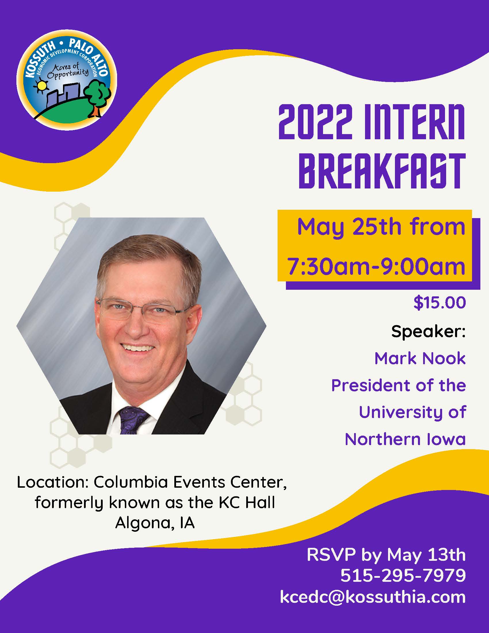 Intern Breakfast Flyer 2022